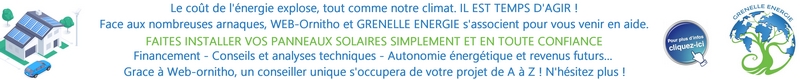 Partenariat exclusif Grenelle Energie / Web-ornitho